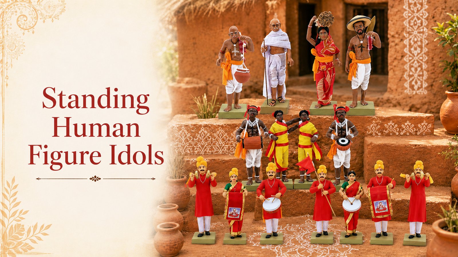 Standing Human Figure Idols