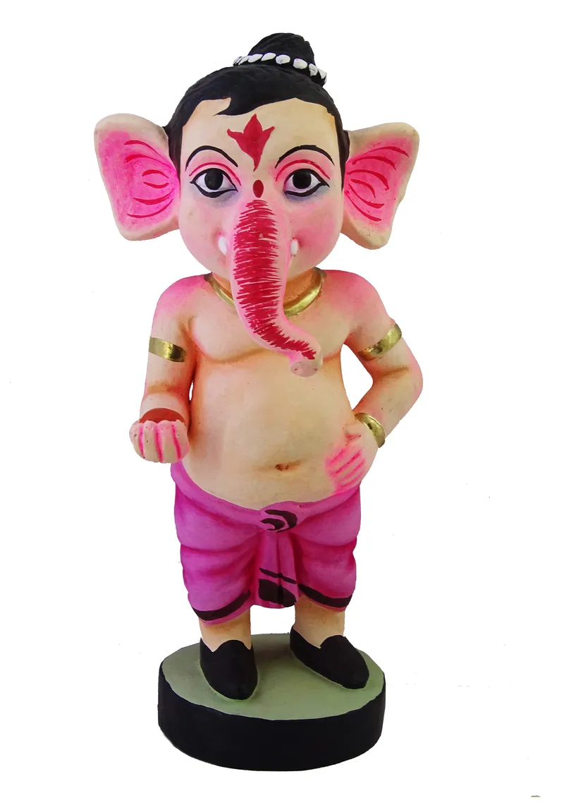 Bal Ganesha - Clay Terracotta Idol | Spiritual and Cultural Art