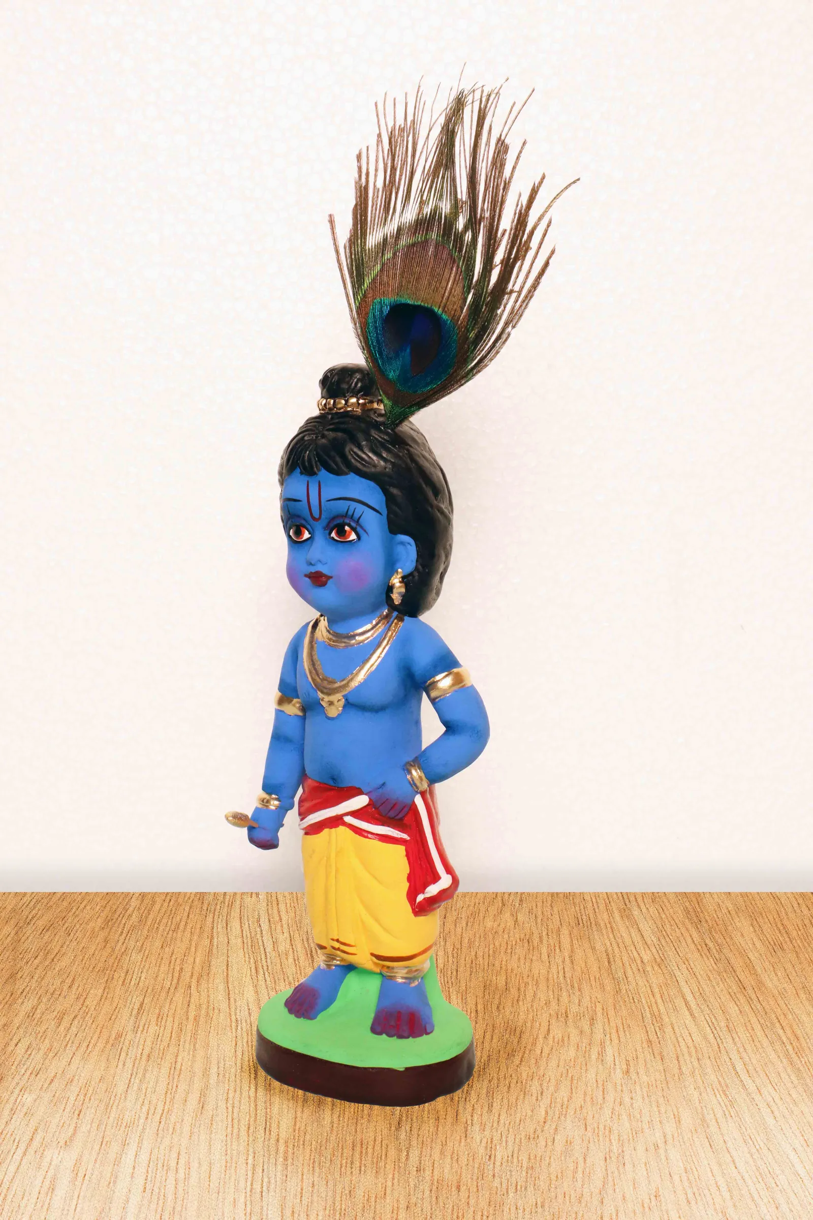 Bal Krishna - Clay Terracotta Idol | Spiritual and Cultural Art