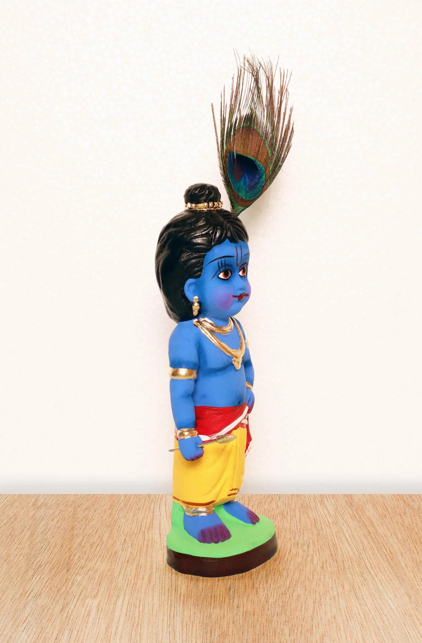 Bal Krishna - Clay Terracotta Idol | Spiritual and Cultural Art