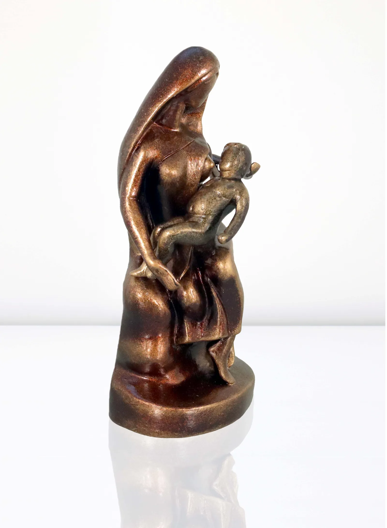 Breastfeeding Mother | Handmade Terracotta Clay Figurine | Abstract Terracotta Showpieces