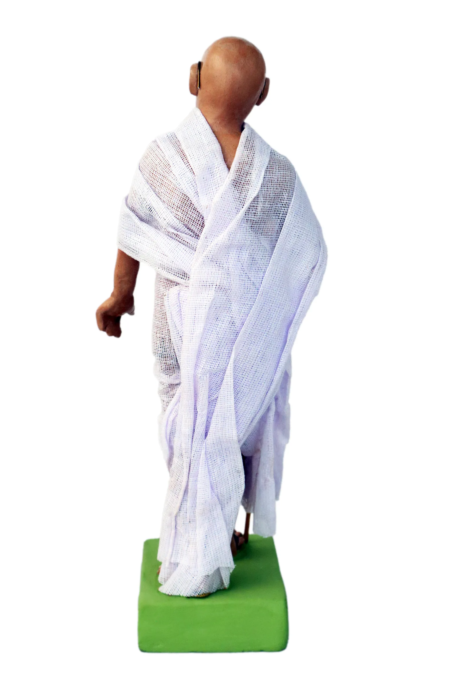 Mahatma Gandhi | Handmade Terracotta Clay Figurine | Standing Human Figure Idols