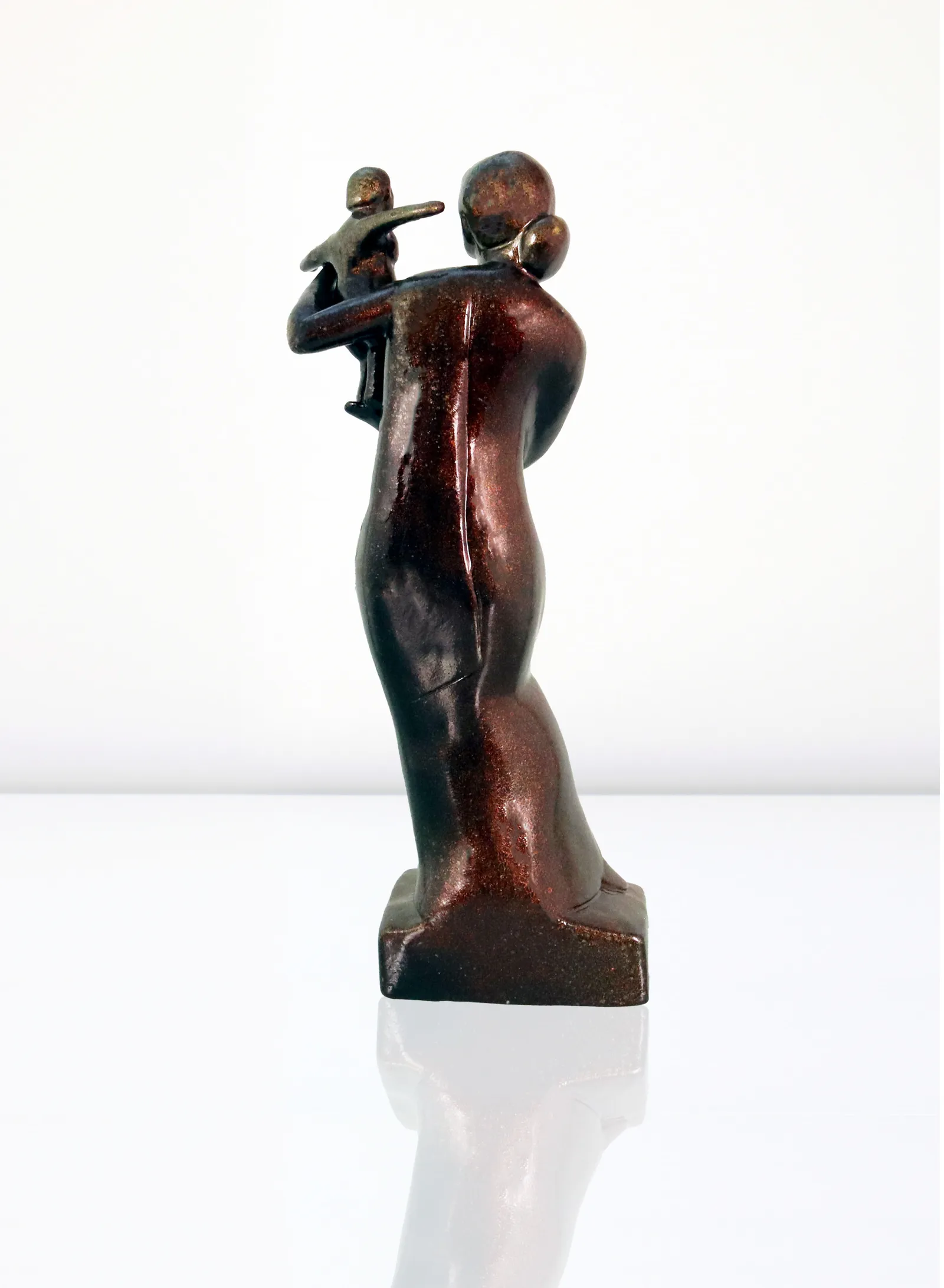 Mother's Love | Handmade Terracotta Clay Figurine | Abstract Terracotta Showpieces