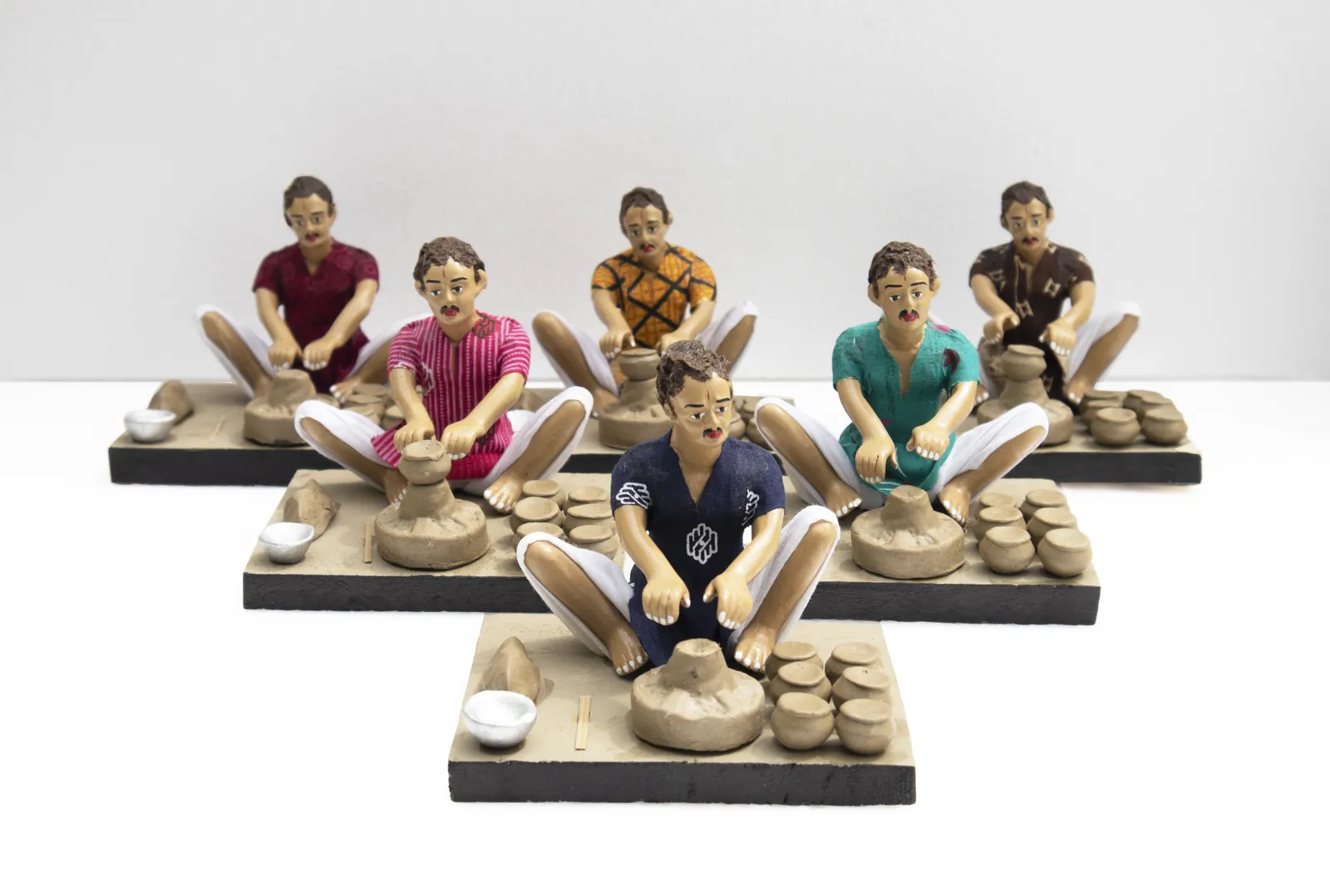 Potter - Handmade Terracotta Clay Figurine | Basic Sitting Human Figure Idol