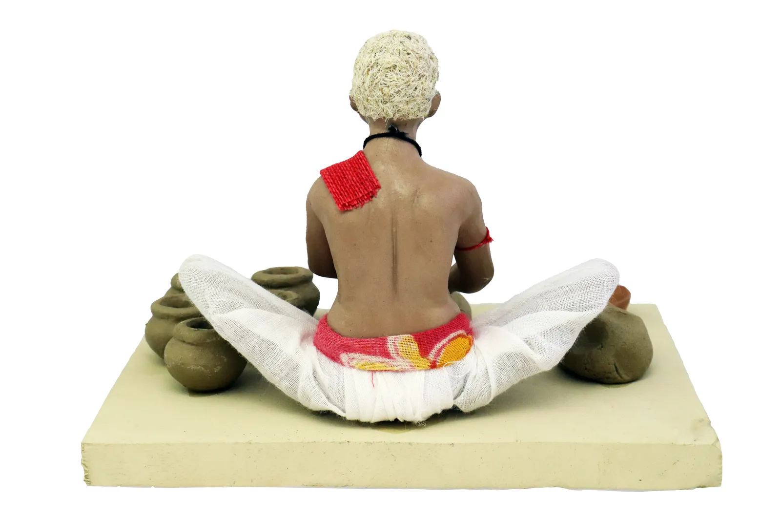 Potter - Handmade Terracotta Clay Figurine | Standard Sitting Human Figure Idol